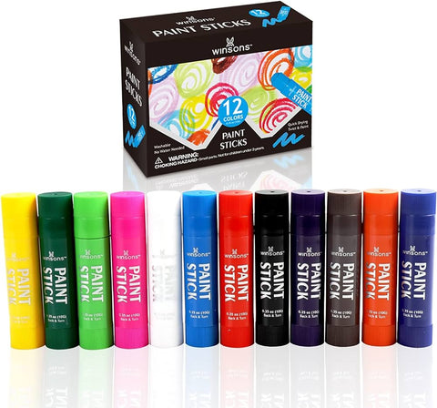 Winsons 12-Colour Paint Sticks