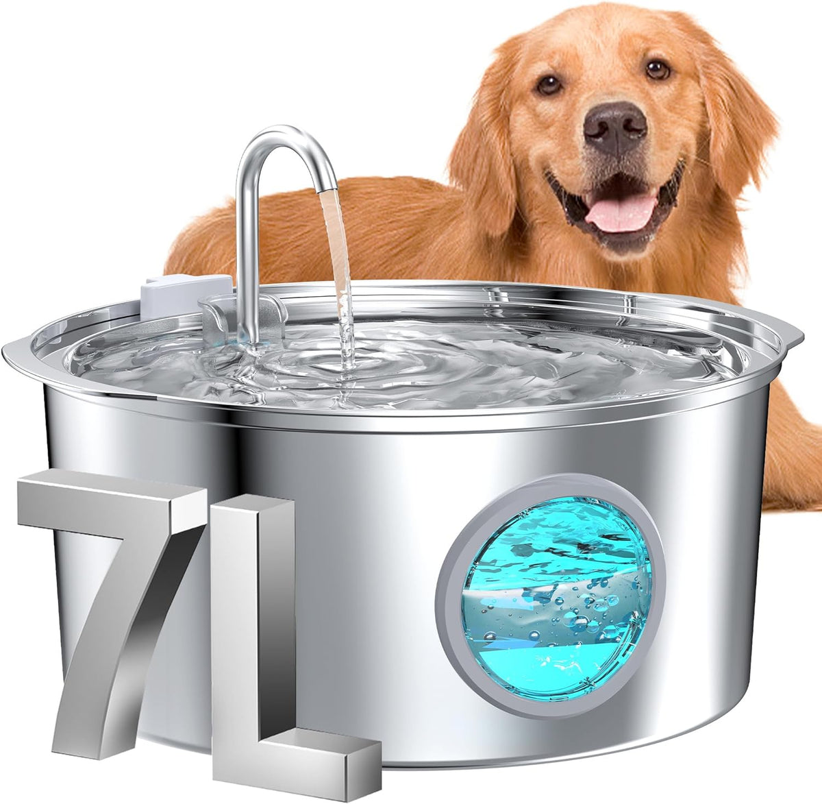 Fofnon 7L Pet Water Fountain Bargain Shark