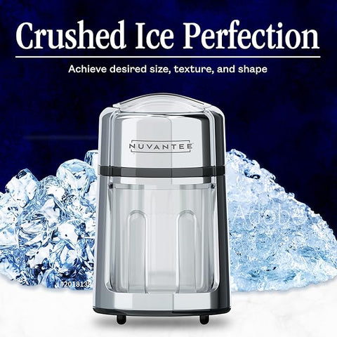 Innovee Manual Ice Crusher with Rust-Proof Zinc Alloy Construction