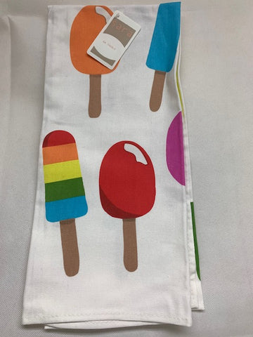 Sara Da Tavolo Popsicle Design Kitchen Towels