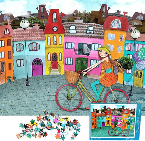 Playful Pastimes 1000 Piece Jigsaw Puzzle - Out For A Ride