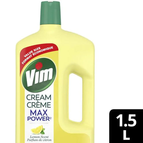 Vim 1.5 L Lemon Scented Cream Cleanser Max Power Multi-Purpose Cleaner
