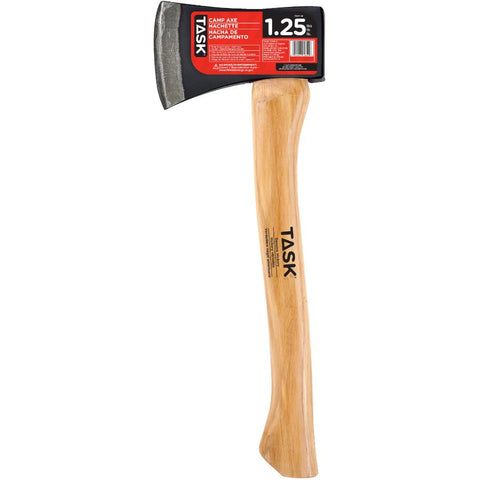 TASK 1.25 lb Camper's Axe - with 15" Hickory Handle