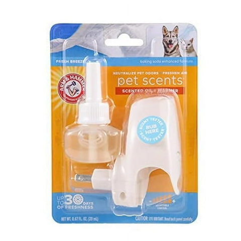 Arm Hammer Plug-In Pet Scents Scented Oil + Warmer