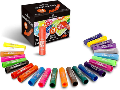 Winsons 24 Colour Paint Sticks