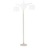 78 Inch 3-Arc Brushed Nickle Finish Floor Lamp