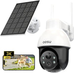 2-Pack aosu Solar-Powered Wireless Security Night Vision Camera