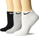 3-Pack Nike Everyday Cotton Cushioned Low Cut Training Socks