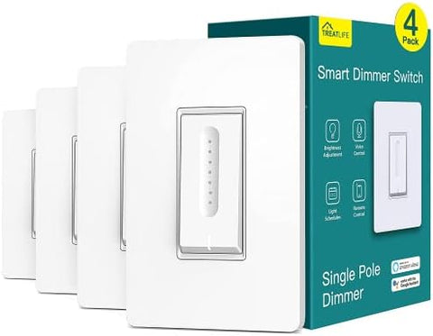 Treatlife 4-Pack Smart Dimmer Switch