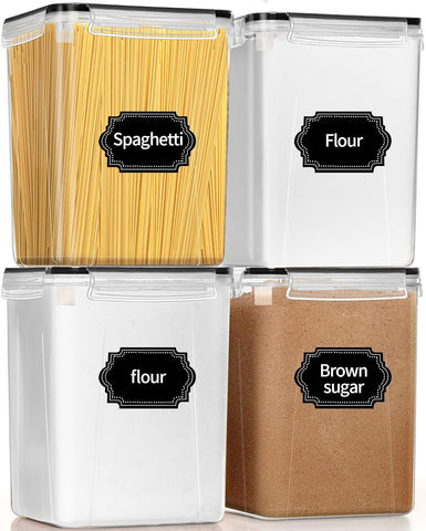 4-Piece 5.2 Litre Large and Tall Airtight Food Storage Container