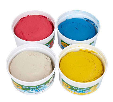 Crayola 4-Piece Air-Dry Clay Buckets