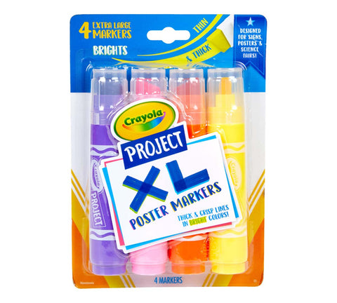 Crayola 4-Piece Extra Large Poster Markers
