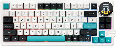 Feker K75 Lite Gasket Mechanical Keyboard with Screen and Knob