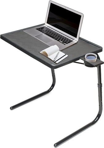 Table Mate II Folding TV Tray Table and Cup Holder
