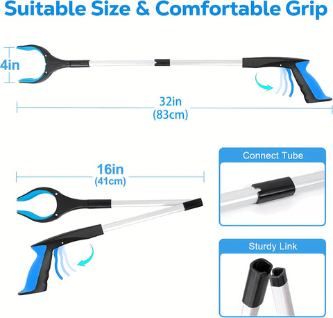 32" Foldable Grabber Tool Reacher Tool