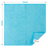 12"x12" 2pk Microfiber Cleaning Cloth