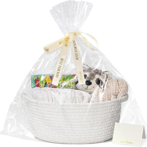 CHICVITA 12"x8"x5" Woven Gift Basket