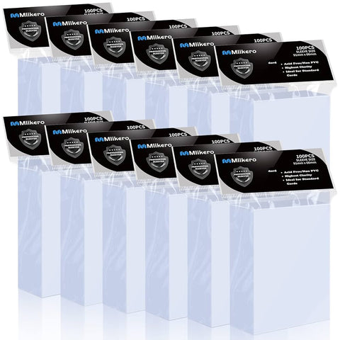 Mlikero 1200-Count Card Sleeves