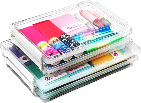 4 Pack Plastic Portable Project Case