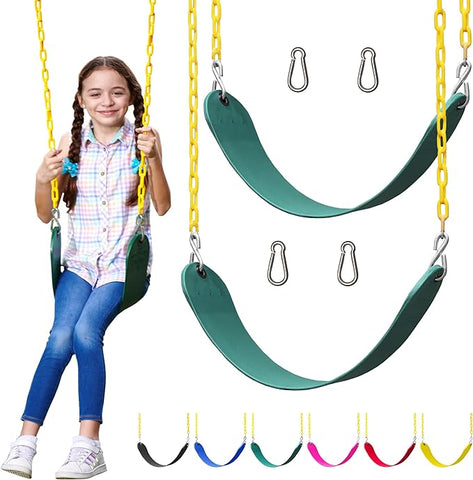 Jungle Gym Kingdom Swings for Outdoor Swing Set - Pack of 2 Swing Seat