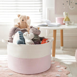 Goodpick Large 21.6" x 14.9" x 11.8" Blanket Storage Basket