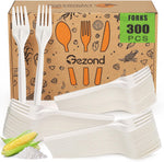 Gezond 300PCS Compostable Forks