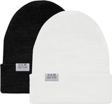 D.E.M. New York Unisex Beanie Hats - 2 Pack