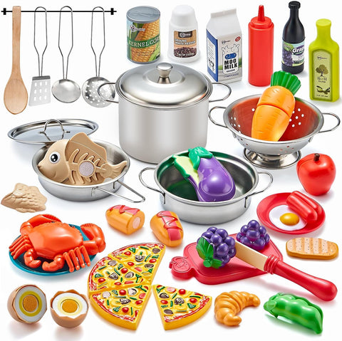 Kidsciety 52-Piece Play Kitchen