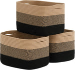 Cherrynow 3-Piece Decorative Woven Storage Basket Set