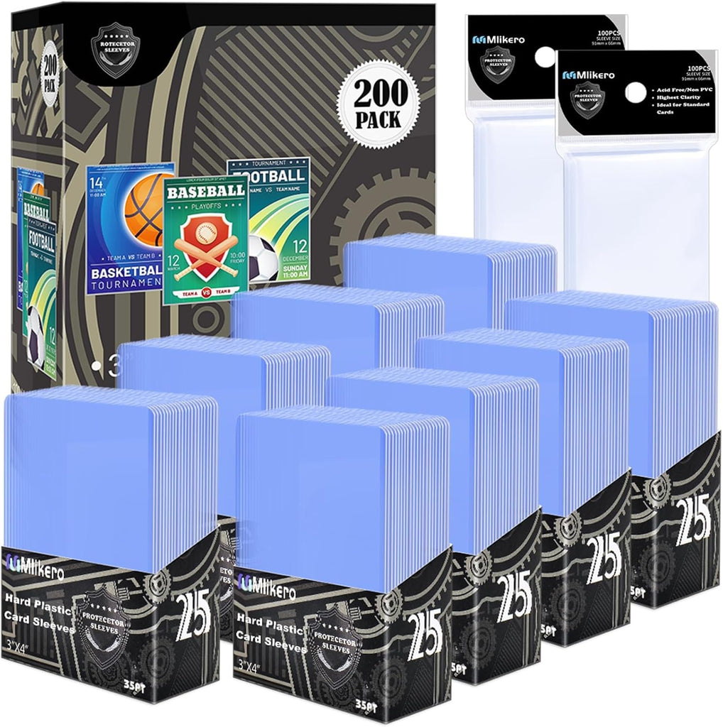Mlikero 200-Pack Professional Card Protection Bargain Shark Mlikero 200-Pack Professional Card Protection Bargain Shark