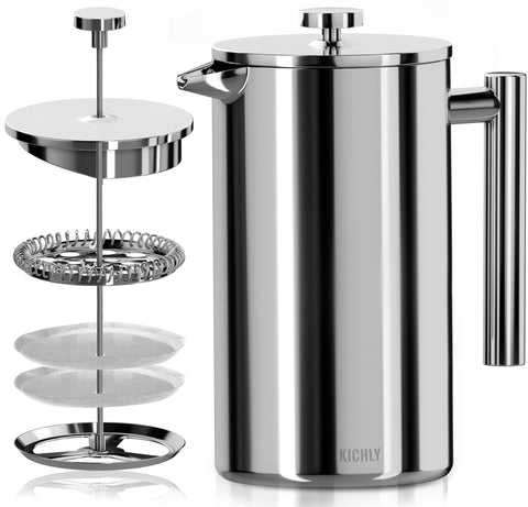 KICHLY 34oz High Quality French Press