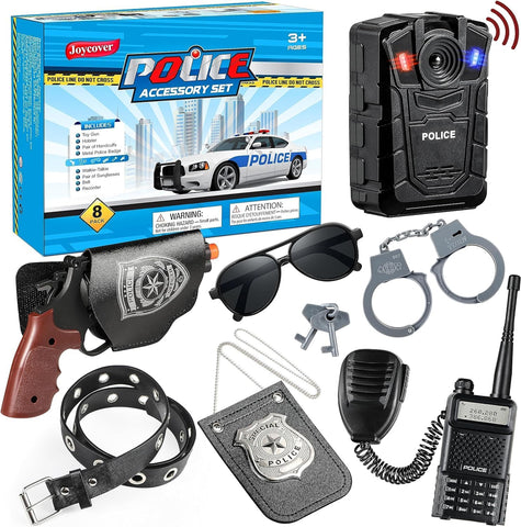 Joycover All-In-One 8-Piece Police Accessory Set