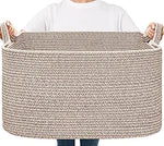 Goodpick Large 21.6" x 14.9" x 11.8" Blanket Storage Basket