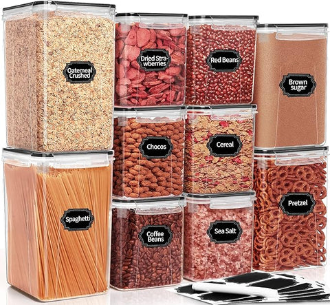 PRAKI 10pc Airtight Food Storage Containers