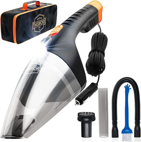 TWC Thisworx 02 Corded Car Vacuum Cleaner With Accessory Set