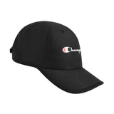 Champion Polyester Adjustable OSFA Adult Black Cap