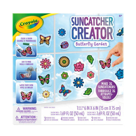 Crayola 14-Piece Suncatcher Creator Butterfly Garden