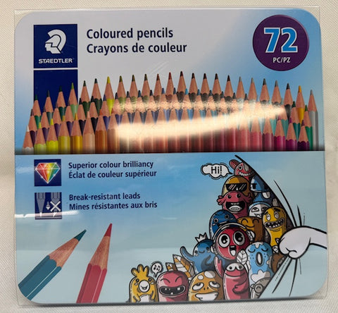 Staedtler 72-Piece Superior Coloured Pencils