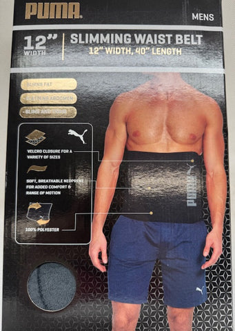 Puma Mens 12" Width x 40" Length Slimming Waist Belt