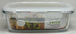 Claro 600ml Glass Borosilicate Lock Lid