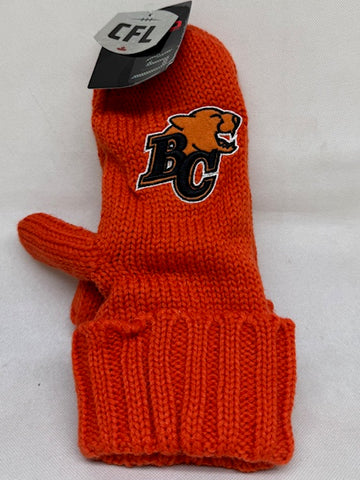 Sogo Sports Knit CFL BC Lions Mitts