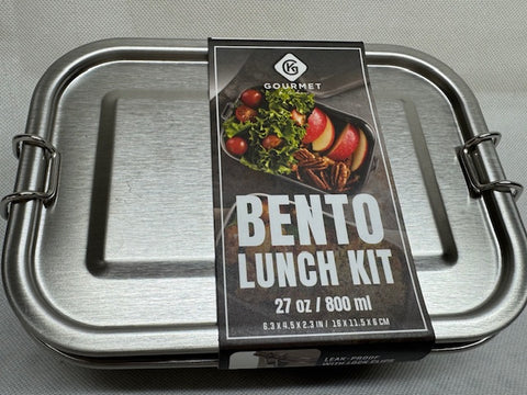 Gourmet 800ml Stainless Steel Bento Lunch Kit