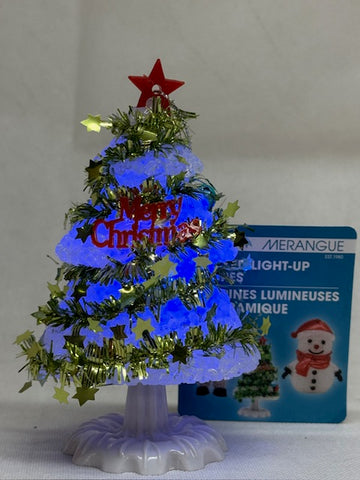 Merangue Mini LED Light-Up Christmas Figures