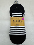 K.Bell 6-Pair Size 4-10 Women's No Show Socks