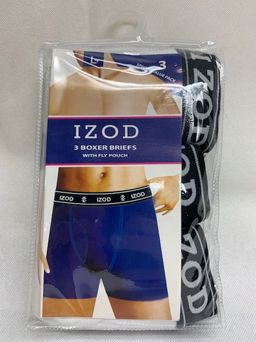 IZOD Men's 3 Pack Boxer Briefs