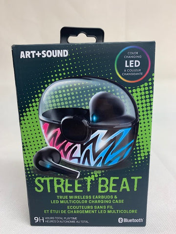 Art + Sound Street Beat True Wireless Earbuds