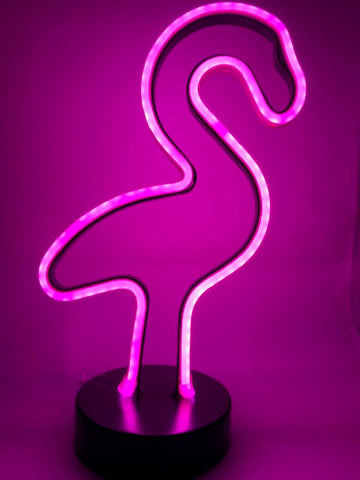 Merangue Metal Decorative Flamingo Shaped Light