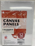 TBC 12 Pack 5"x7" Canvas Panels