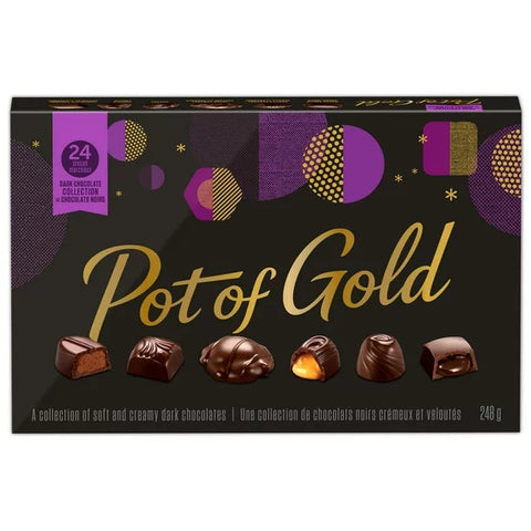 248g Dark Chocolate Collection Pot Of Gold Boxed Chocolate