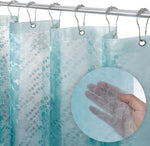 Liba 72"x 72" Heavy Duty Aqua Circle Shower Curtain Liner